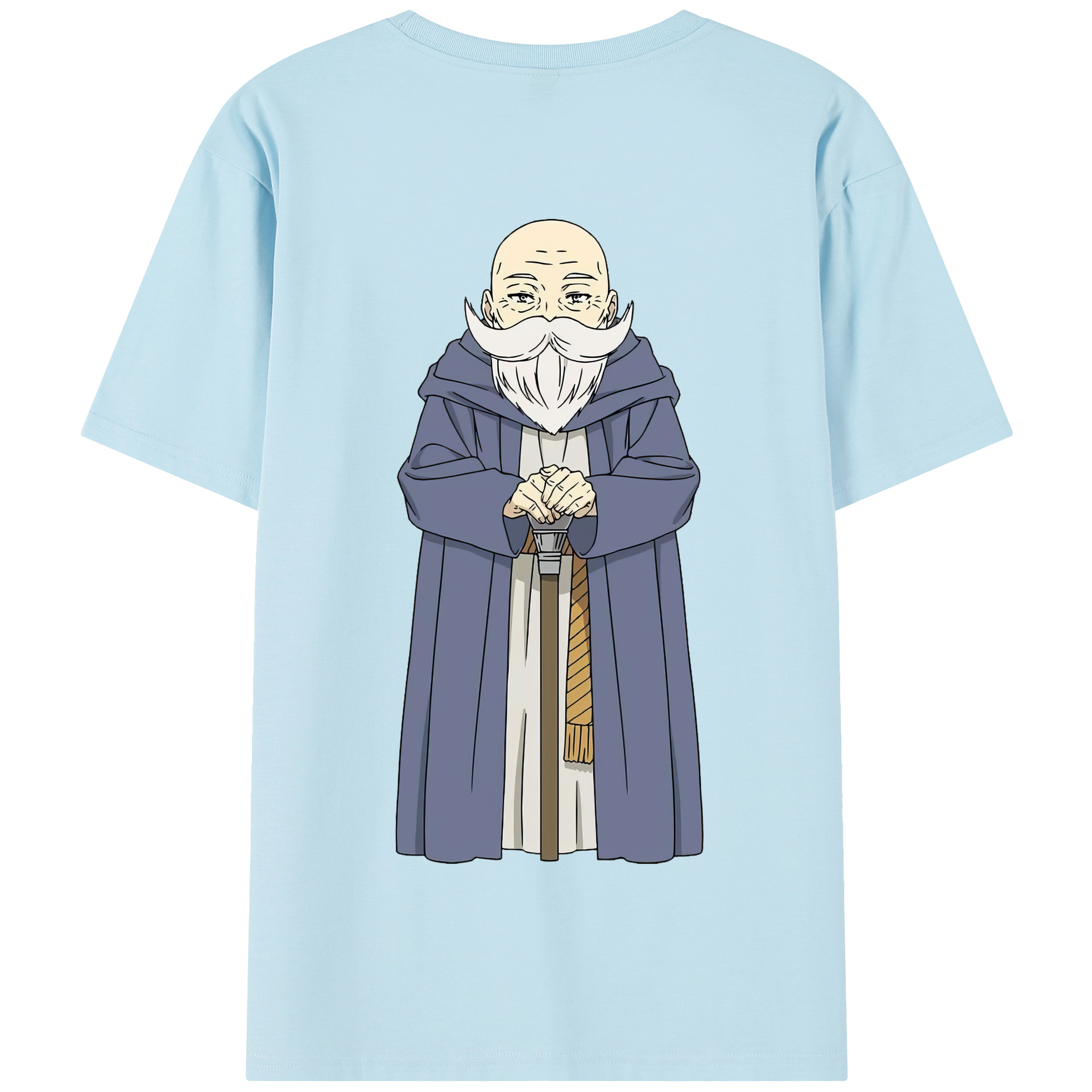 （画像用） 葬送のフリーレン Frieren 綿100％半袖Tシャツ（背面プリント）